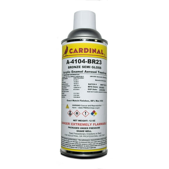 A 4104 BR23 BRONZE SEMI GLOSS POWDER COAT SPRAY PAINT | Car Parts and Repair Refinishing Coat for Permanent Sealing of Coated Surfaces