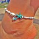 thumbnail image 5 of 1 Uds. Tobillera genérica con cuentas de estrella de mar y concha para mujer, pulsera de tobillo para playa de verano, sandalias descalzas, regalos de joyería Rojo Verde, 5 of 5