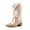 ROSE GOLD, variant on Girls' Western Cowgirl Cowboy Boots Glitter Rainbow Embroidered Mid-Calf Boots