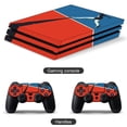 thumbnail image 2 of Decal Skin for PS4 Slim / PS4 Pro / PS4, Whole Body Vinyl Sticker Cover for Playstation 4 Console and Controller (France Active-1), 2 of 5