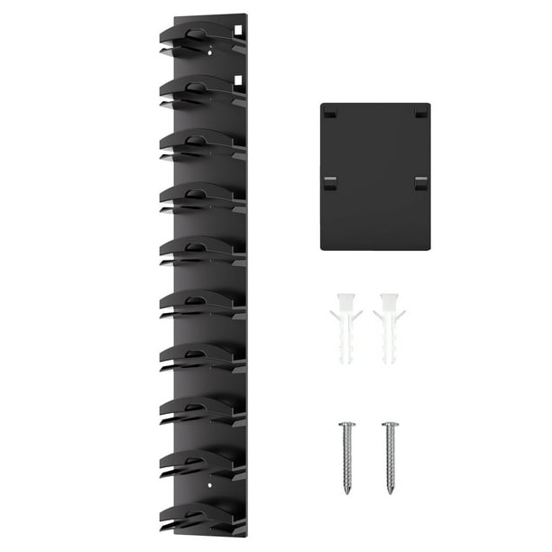 Organizador para gorras de béisbol - Montaje en pared, capacidad para 10 gorras, 2 métodos de instalación, para armarios/puertas/paredes