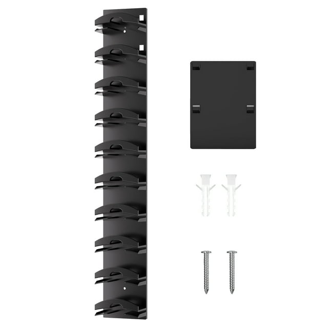 A Hat Organizer for Baseball Caps - Wall Mounted, Holds 10 Hats, 2 Installation Methods, for Cabinets/Doors/Walls