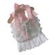 thumbnail image 3 of Vestido transpirable para mascotas para perros, perfecto para fiestas diarias y exteriores, rosa, talla L, vestido con volantes de malla floral, 3 of 8