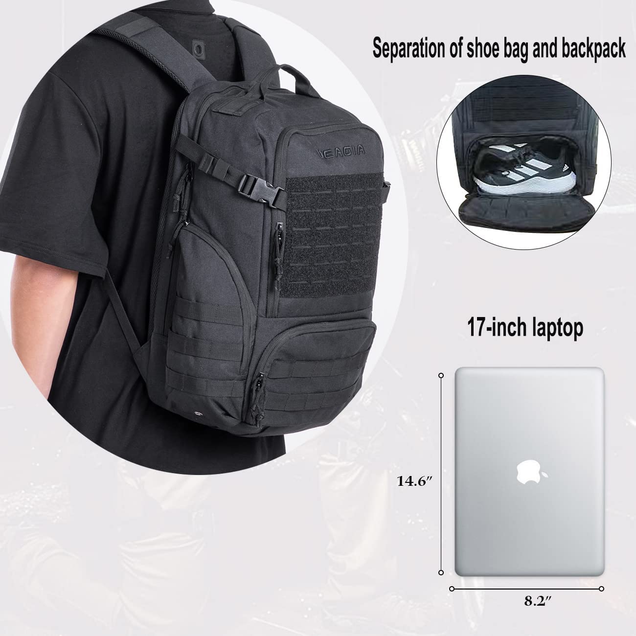 Hiking backpacks tactical laptop bag 