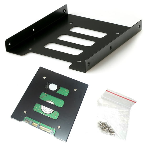 2 5 To 3 5 Inch Ssd Hdd Hard Drive Caddy Adapter Mounting Bracket For Desktop Pc Walmart Com Walmart Com