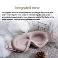 thumbnail image 2 of 3D Sleeping Mask, Memory Foam Block Out Light Eye Mask, Blindfold for Sleeping Aid, Face Mask, Eyepatch, 2 of 6