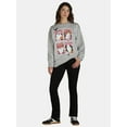 thumbnail image 3 of Halloween Women’s Multi Boo Graphic Sweatshirt, Sizes XXS-XXL, 3 of 6