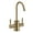 Antique Brass, variant on Whitehaus Point of Use Instant Hot/Cold Water Drinking Faucet with Gooseneck Swivel Spout