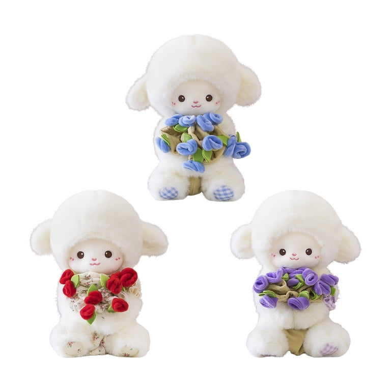 Apricot Lamb Comfort Plane Plush Toy - 12.5 Inch Soft Stuffed Animal For Babies & Kids