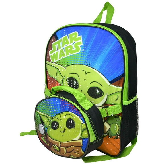 Star Wars Baby Yoda Backpack 16" with Lunch Bag from the Mandalorian