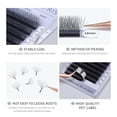 thumbnail image 2 of ANNAFRIS 8D Premade Fan W Shape Eyelash Extensions 0.07 C Curl 9-13mm Mix Volume Self Fanning False Lashes Makeup Supplies Professional Use Lash Extension(0.07 C, 9-13mm Mix), 2 of 5