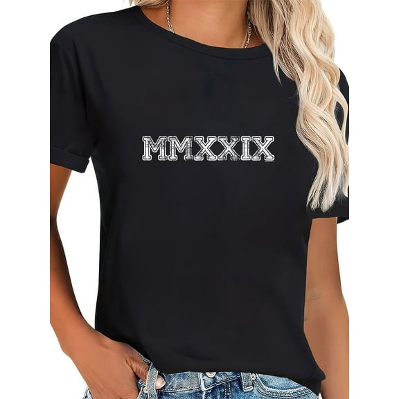 100% Cotton Class of 2029 Shirt MMXXIX | Graduation Him Her Senior 2029 T-Shirt