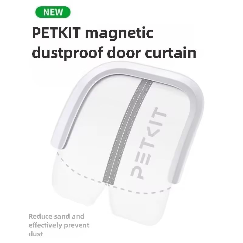 PETKIT Magnetic Dustproof Curtain 2.0 for PURAMAX 2/PUROBOT MAX PRO Automatic Cat Litter Box