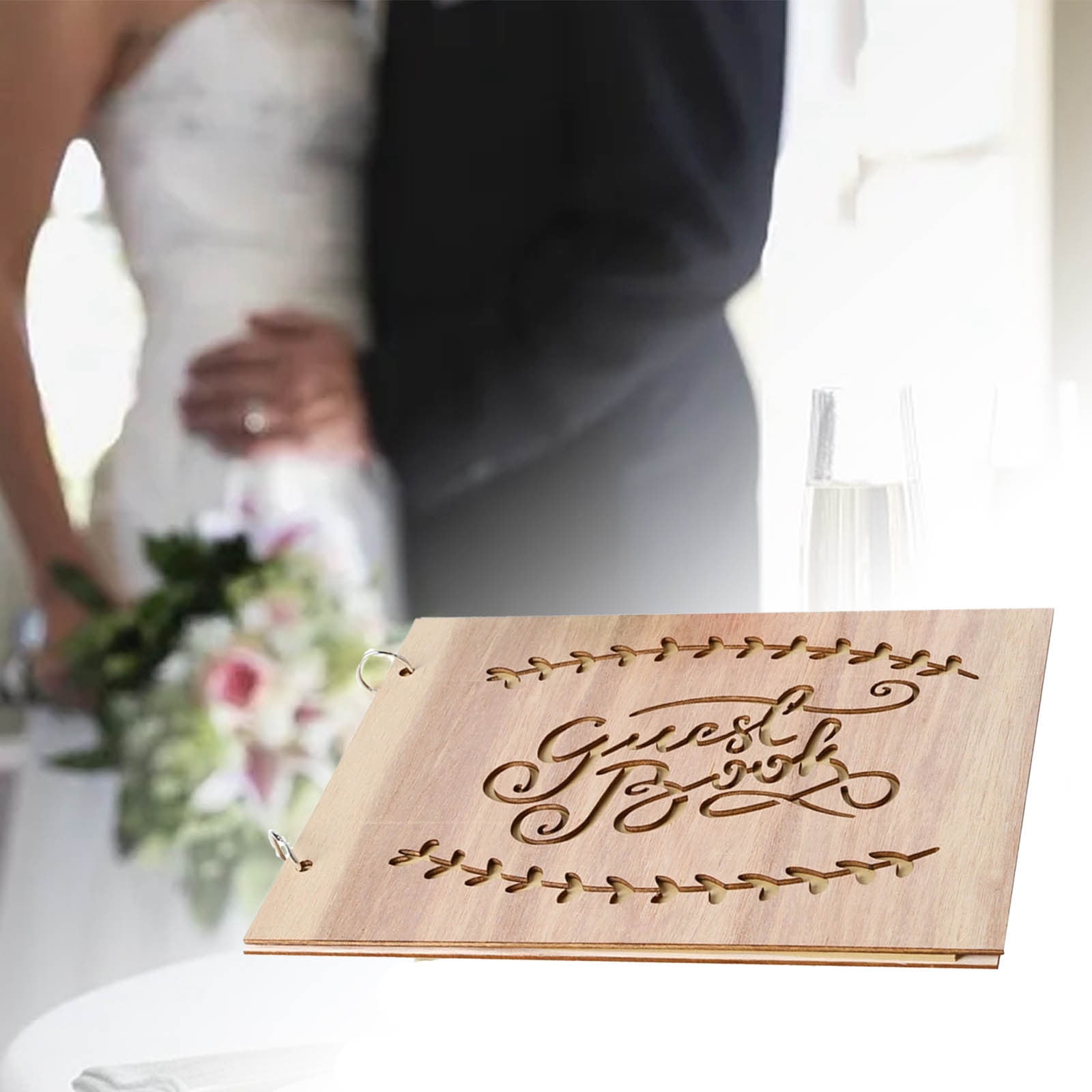 Album De Mariage En Bois Album De Fiançailles En Bois Carnet