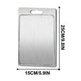 thumbnail image 3 of LACKUST 2mm 316 Stainless Steel Cutting Board,Cutting Boards for Kitchen Clearance,Heavy Duty,Double-Sided,Dishwasher Safe,A, 3 of 5
