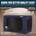 thumbnail image 2 of Tienda para Cama RIYDH Queen con Dosel 93% Opaca con 3 Puertas, 2 of 6