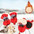 thumbnail image 5 of Small Dog Boots Puppy Anti Slip Shoes Pet Protective Rain Snow, 5 of 6