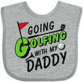 thumbnail image 3 of Inktastic Going Golfing with My Daddy- Kids Golf Boys or Girls Baby Bib, 3 of 4