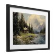 thumbnail image 2 of Stupell Industries Farmhouse Creek Cabin Riverside Retreat Black Framed Print Under Glass, 20 x 14, by Franklyn Gregory, 2 of 8