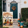thumbnail image 4 of Fall Dogs Garden Flag 12x18 Inch Double Sided for Outside Welcome Maple Leaves Small Burlap Seasonal Autumn Yard Decoration, 4 of 6