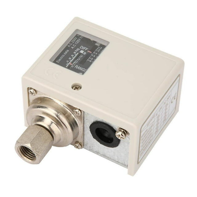 Pressure Switch, Air SPDT Switch Pressure Controller, Stainless Steel Water Pump Air Conditioning Equipment Refrigeration Equipment For Voltage Limit Control
