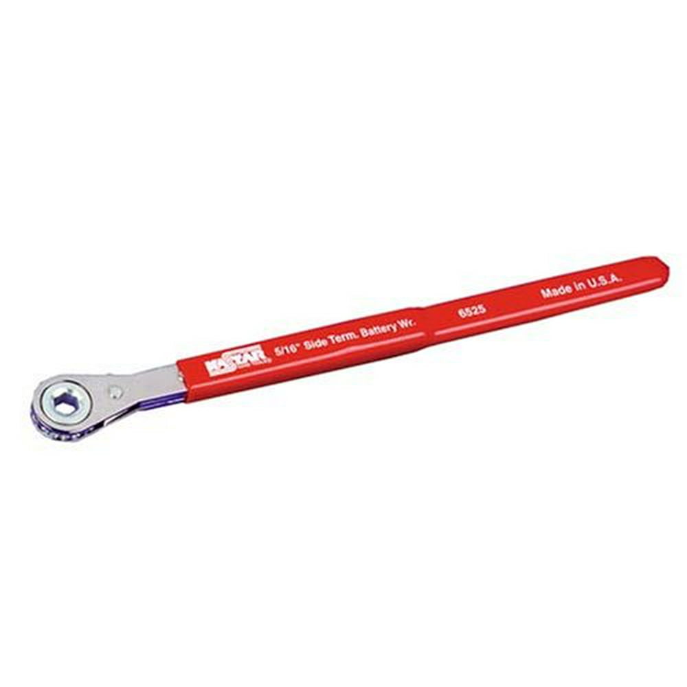 Lang Tools 6525 Extra Long Ratcheting Side Terminal Battery Wrench 5/