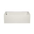 thumbnail image 4 of Malibu Home Driftwood LH Rectangle Soaking Bathtub 72"x 32"x 22" in Biscuit, 4 of 6