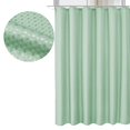 thumbnail image 4 of Cortina de baño cortina de ducha textil impermeable con 12 ganchos para ducha, 4 of 7