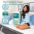 thumbnail image 3 of Sleepyhead 3-inch Full XL Gel Mattress Topper with Washable Cover - College Dorm Room Essential, 3 of 9
