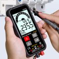thumbnail image 4 of Digital Multimeter,Et8132 2.88 Inch Dc Current Resistance Identification Rms 6000 Rms 6000 With Current Resistance Meter 2.88 Inch Display Screen Handheld Dc Led Display Screen Handheld, 4 of 7