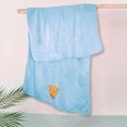 thumbnail image 1 of Toalla de baño para niños MELOCOTTON HOGAR Microfibra Azul Claro - Oso, 1 of 3