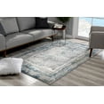 thumbnail image 1 of eRug Outlet Mirage Collection Modern Abstract Area Rug (7x10 feet) - 6'6" x 9'6", Cream Blue, 1 of 6