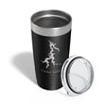 thumbnail image 4 of Cedar Lake Map Tumbler Travel Mug Insulated Laser Engraved Coffee Cup Illinois 20 oz Black, 4 of 5