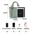 thumbnail image 6 of CoCopeaunts Tote Bag Women Canvas Satchel Bag Mini Tote Bag Shoulder Bag Crossbody Bag Storage Bag Tote Handbag Casual Hobo Bag 2022, 6 of 7