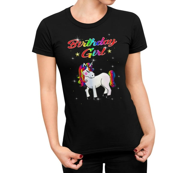 Cute Unicorn Birthday Girl Shirt for Women Unicorn Shirts for Women Unicorn Gifts Unicorn Birthday Outfit