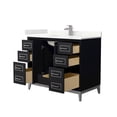 thumbnail image 2 of Wyndham Collection WCH515142SBNGTUNSMXX Marlena 42" Free Standing Single Basin Vanity Set, 2 of 7