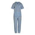 thumbnail image 3 of Fruit of the Loom Men's Short Sleeve Pajama Top and Pants Sleep Set, 2-Piece, Sizes S-4XL, 3 of 4