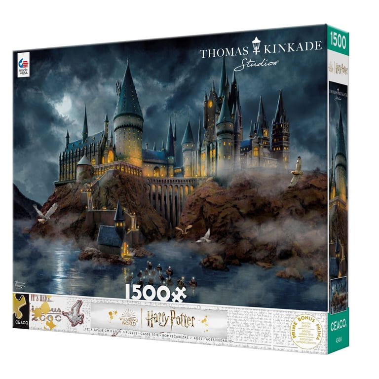 Ceaco Hogwart's Castle (Thomas Kinkade/WB) 1500 Piece Interlocking