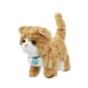 thumbnail image 1 of Peluche eléctrico para gato que camina con grabación de voz, versátil, 18 x 10 x 17 cm Rayas amarillas, 1 of 9