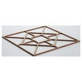 thumbnail image 4 of Ekena Millwork 11 3/8"W x 11 3/8"H x 1/4"T Small Jamestown Decorative Fretwork Wood Wall Panels, Hickory, 4 of 18