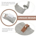 thumbnail image 3 of OULII 1Pc Car Facial Tissue Bag in Grey Canvas with Rectangular Shape for Drivers and Homeowners 10.6x4.3in, 3 of 4