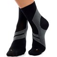 thumbnail image 2 of ZaTech Plantar Fasciitis Sock, Compression Socks (Black/Gray, Medium), 2 of 5