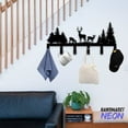 thumbnail image 3 of Handmadetneonsign Deer Forest Coat Rack Wall Hanger, Nature Metal Wall Hooks, Deer Keys Holder Home Decor 74830, 3 of 5