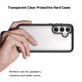 thumbnail image 6 of For Galaxy S24,S24 Plus,S24 Ultra 5G 2024 Case, Sturdy Case for Samsung S24 5G 2024, Njjex Full-body Rugged Bumper Samsung Galaxy S24 5G 2024 Case with Clear Back Slim Cover,Black, 6 of 7
