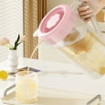 thumbnail image 5 of Storsr 2L Cold Kettle Refrigerator Drink Pitcher with Lid for Iced Tea, Lemonade, Infused Water, and More - BPA Free Plastic Container, 5 of 6