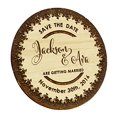 thumbnail image 3 of Personalized Save The Date Wooden Engraved Magnets 40 Rustic Wedding Announcements, 3 of 3