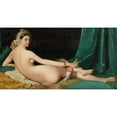 thumbnail image 2 of Jean Auguste Dominique Ingres 18x11 Gold Ornate Wood Frame and Double Matted Museum Art Print Titled - Odalisque (About 1830), 2 of 4