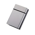 thumbnail image 1 of Metal Cigarette Case Aluminium Cigar Cover，Flip-top 20pcs(Silver), 1 of 5