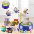 thumbnail image 4 of Outils pour Enfants et Kit de Bricolage Roue de Poterie Jouet avec Peintures Enfants, 4 of 5