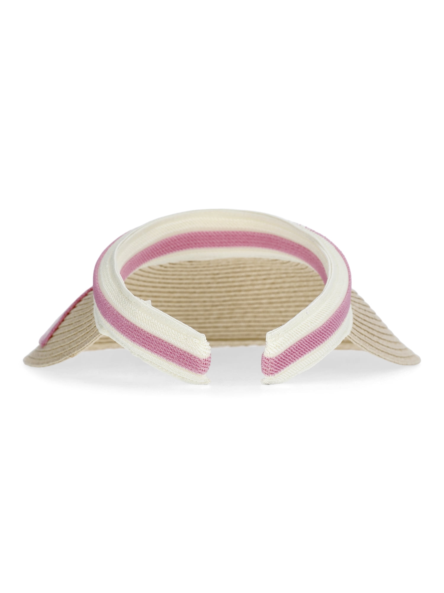 No Boundaries Straw Visor, Women's, Pink Shell